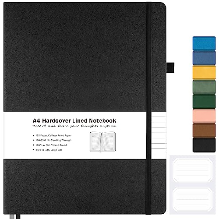 College Ruled Notebook, A4 Har - огляд і ціна Leatherwork Journal